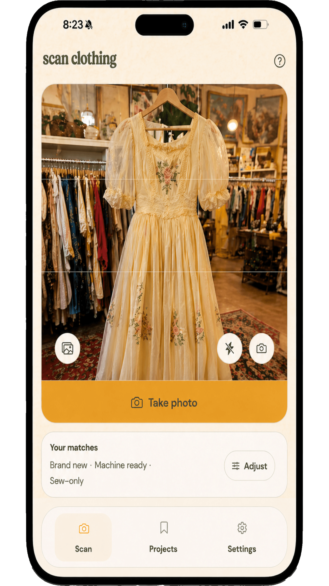 Thrift Flip on iPhone